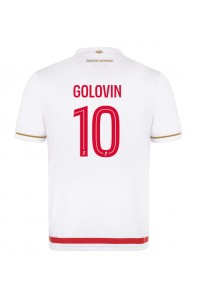AS Monaco Aleksandr Golovin #10 Jalkapallovaatteet Kotipaita 2025-26 Lyhythihainen